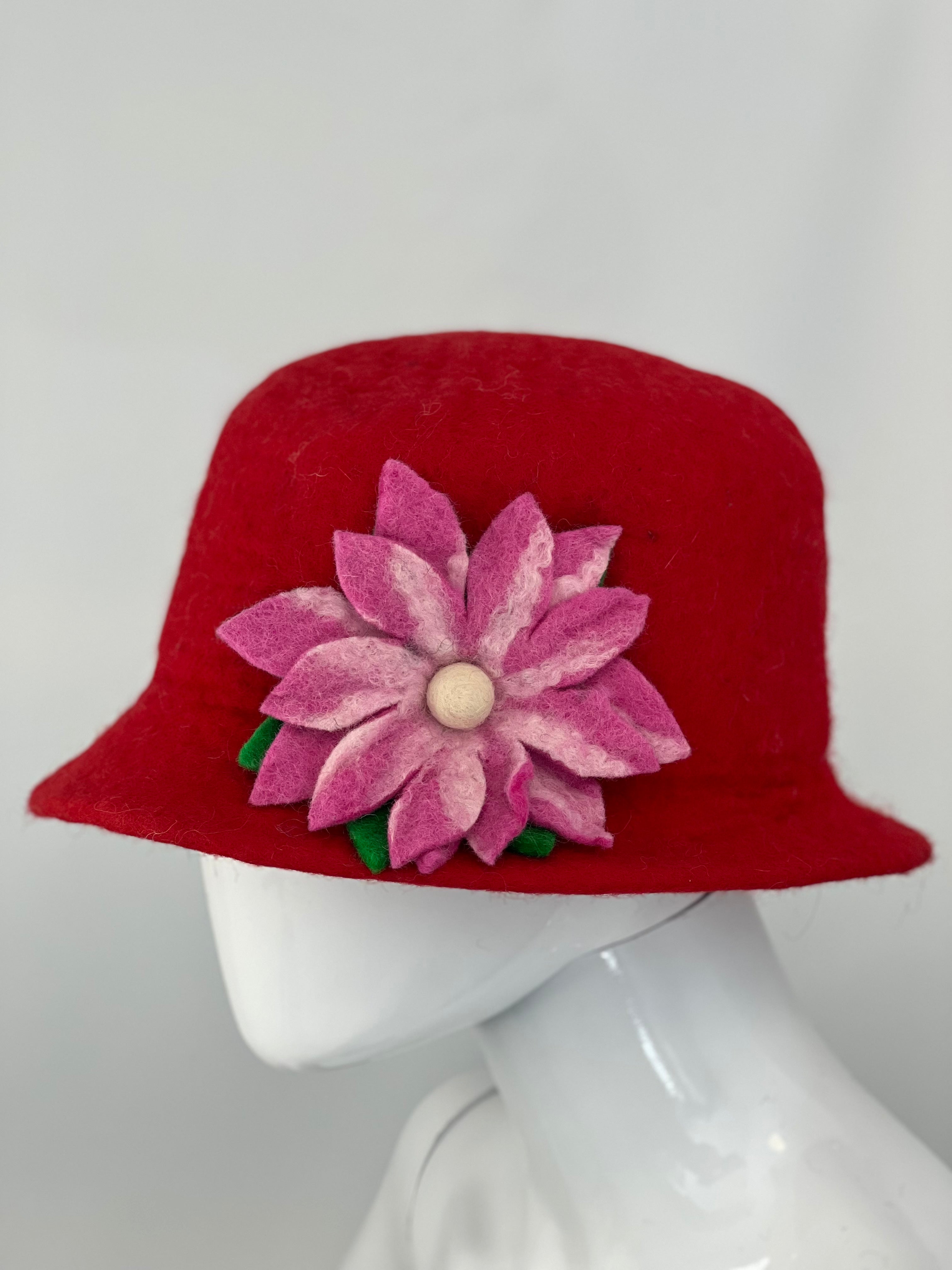 Felt hat (Red) F-hat07 – NURBU INC