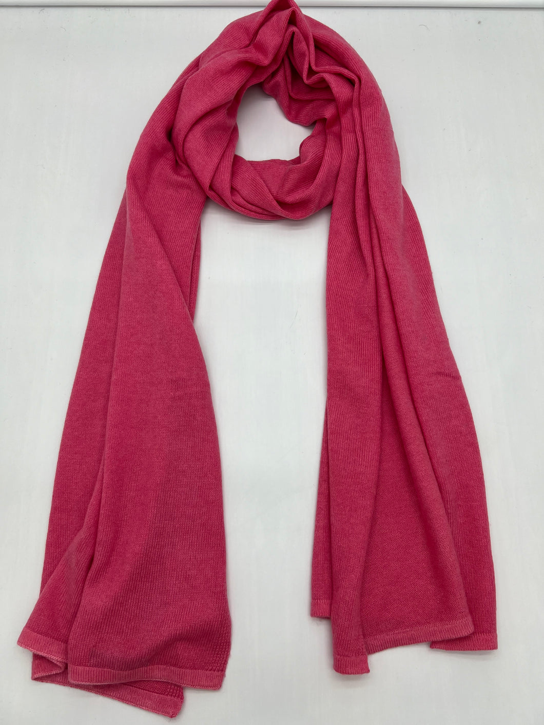 Knitted Muffler (Hot Pink) KM08