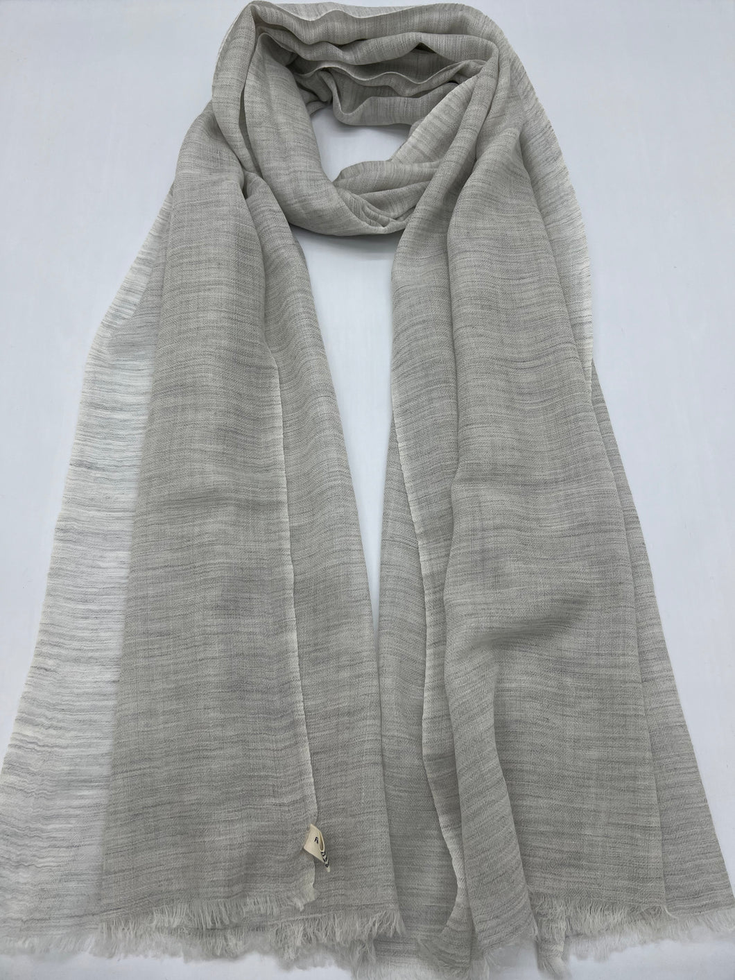 200 Count cashmere scarf (Light Grey) 200C41