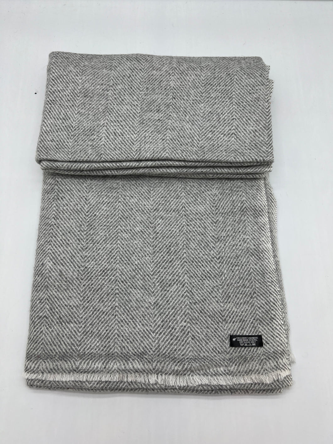 Cashmere Blanket (Medium grey) CB12