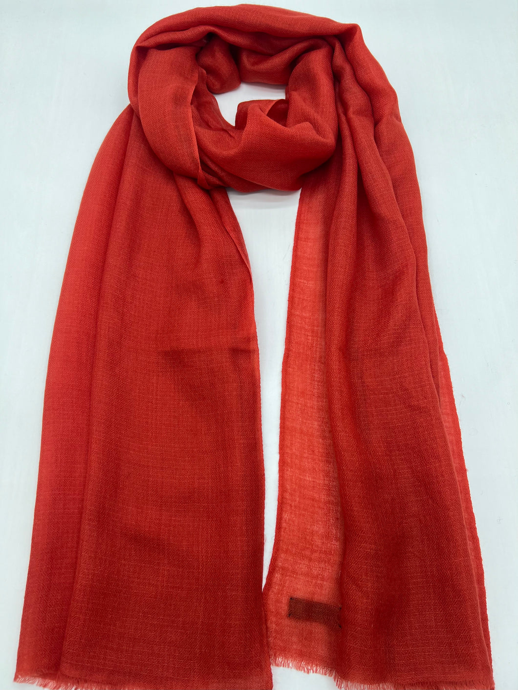 200 count cashmere scarf (Orange) 200C38