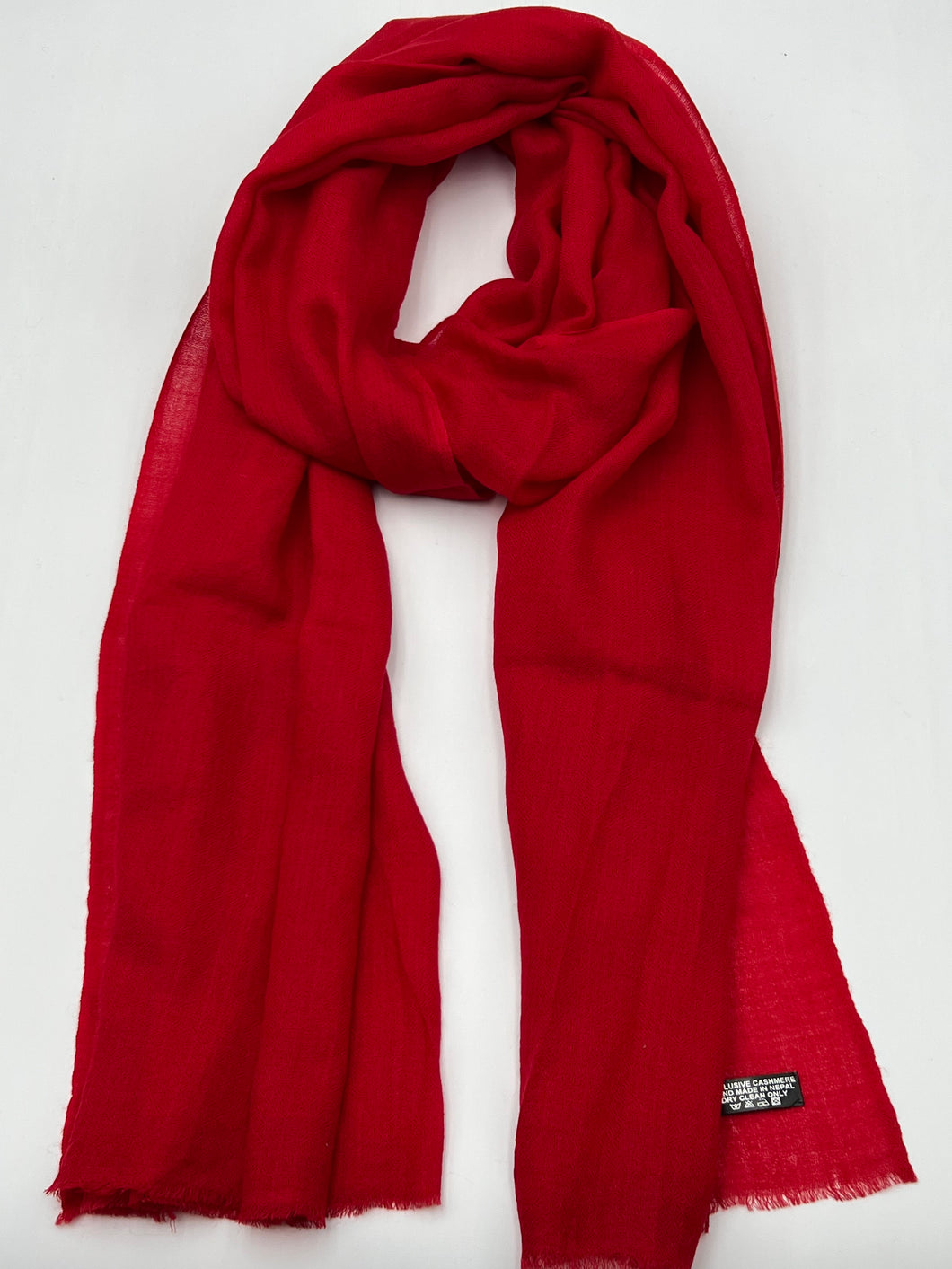 200 count plain scarf (Red) 200C24