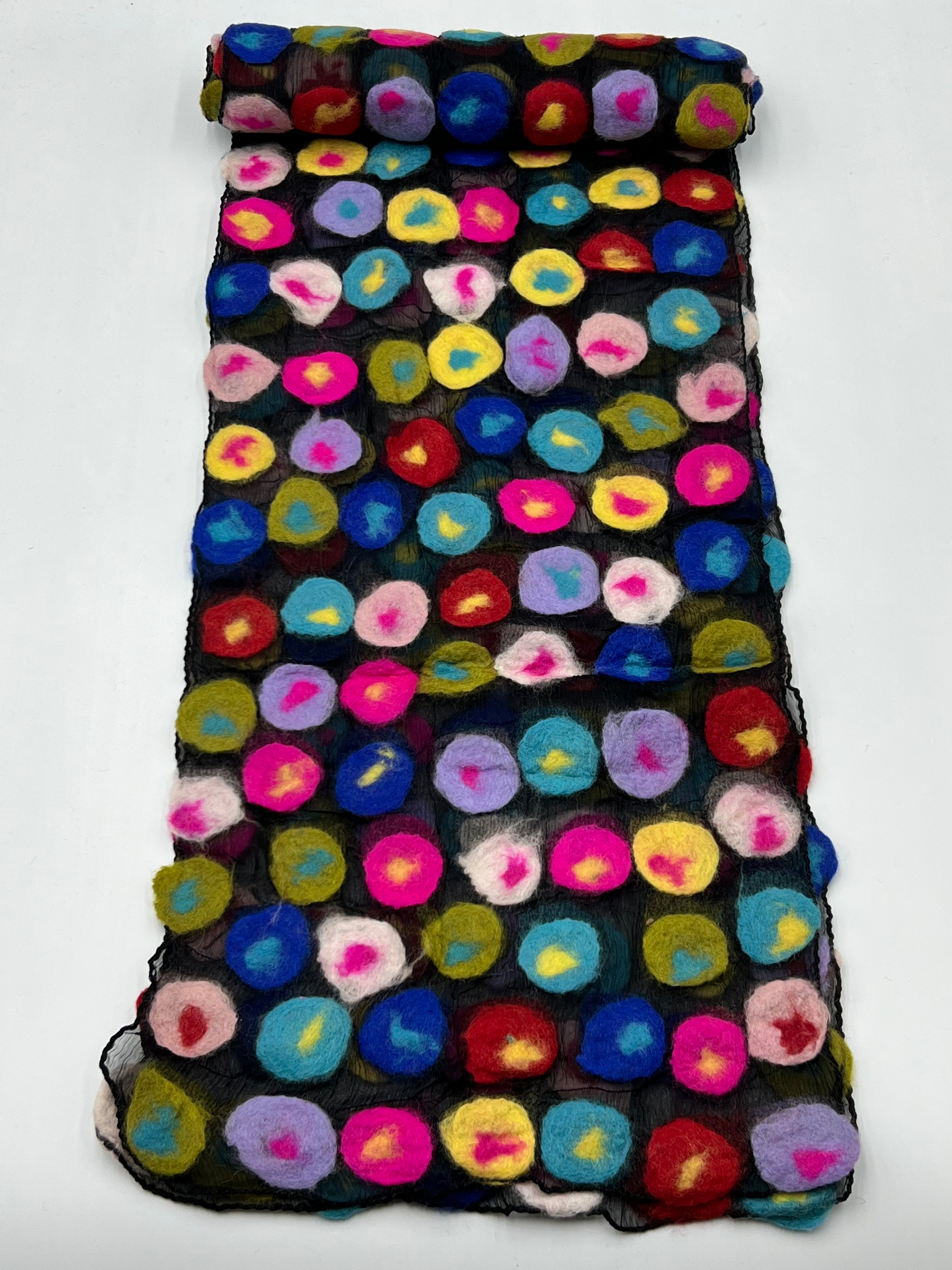 Chiffon Dot Scarf (FCS14) – NURBU INC