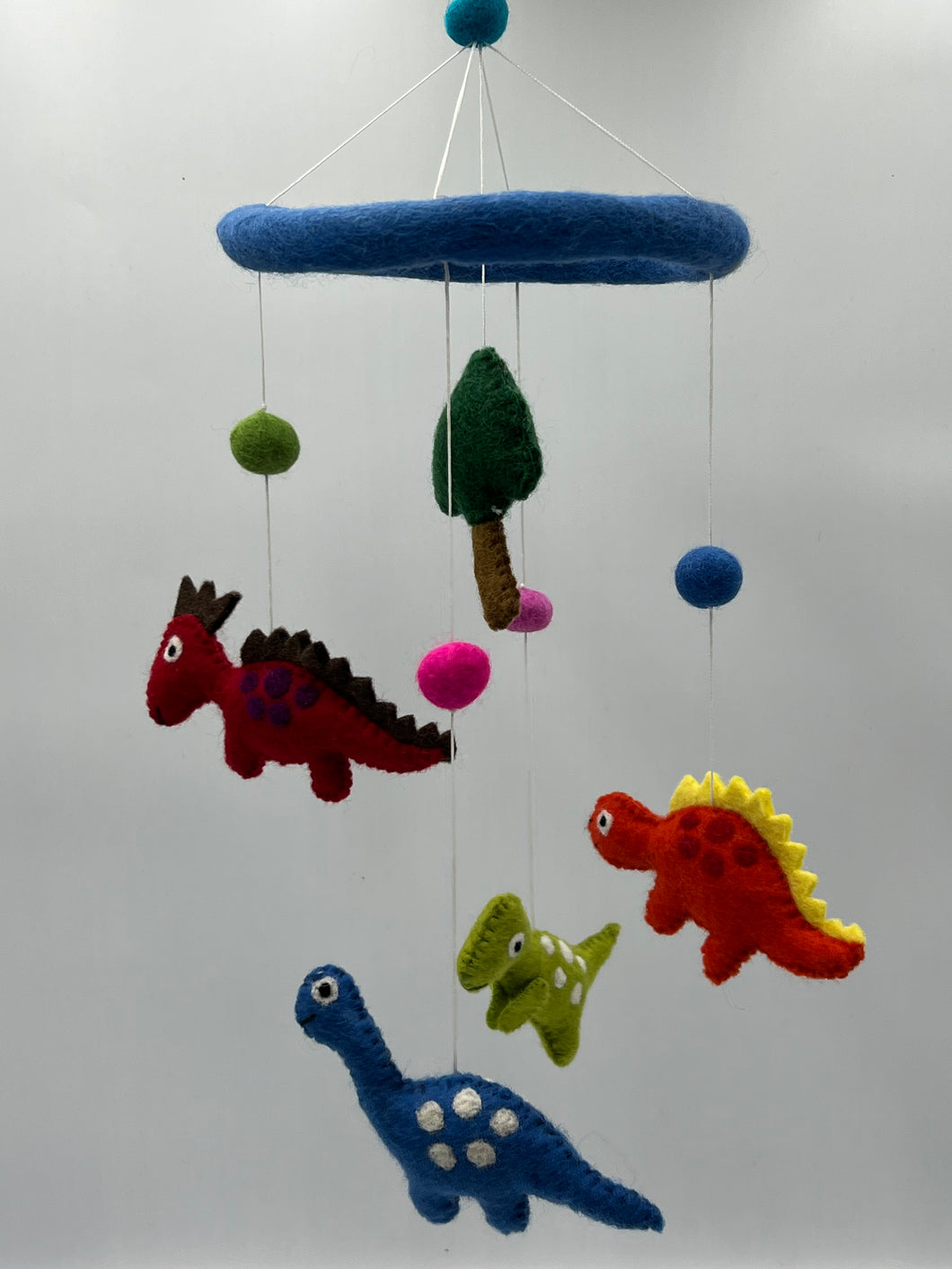 Hanging dinosaur mobile (multicolor) mobile08