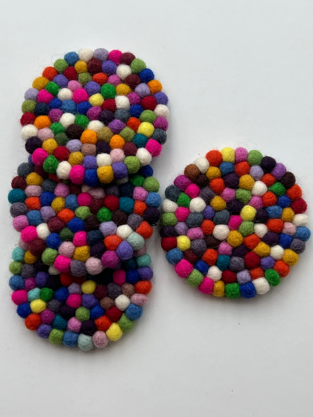 Round Coaster (Multicolor) Set of 4