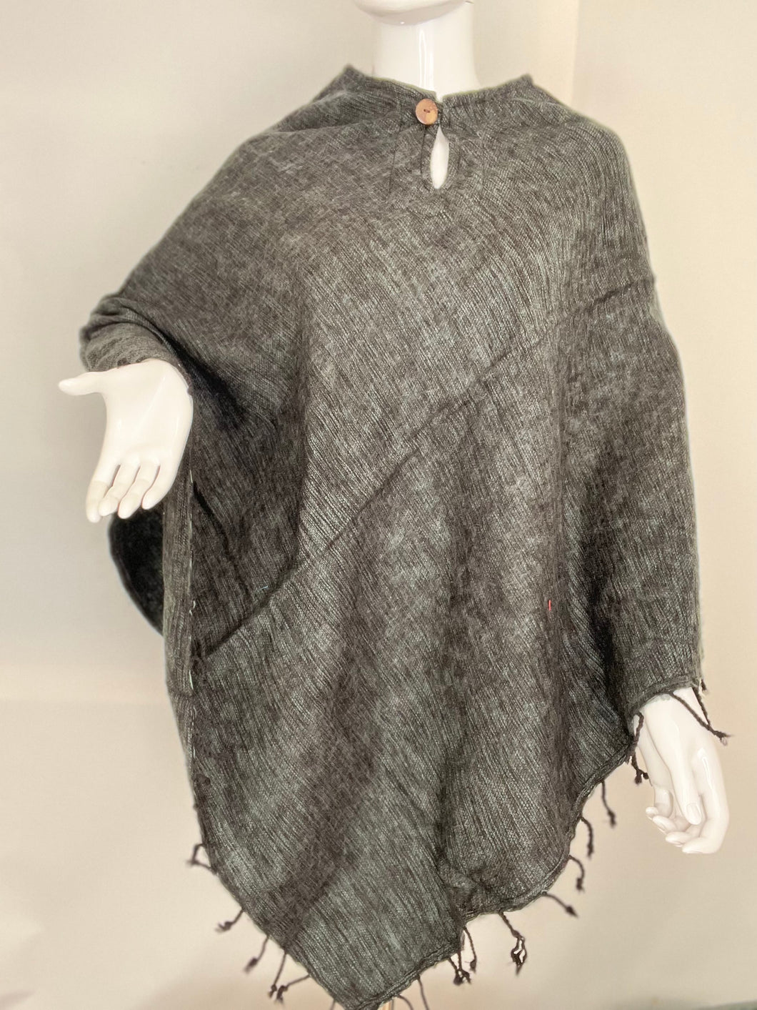 Woolen Poncho (Brown) WP07